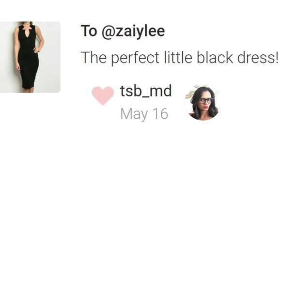 Perfect Little Black Dress | Cut Out Bodycon Dress - Picture 5 of 5